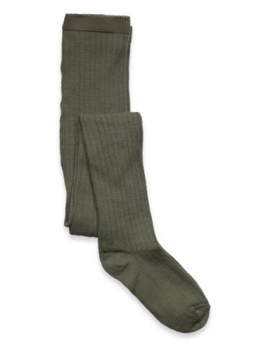 Wool Rib Tights Mp Denmark Khaki