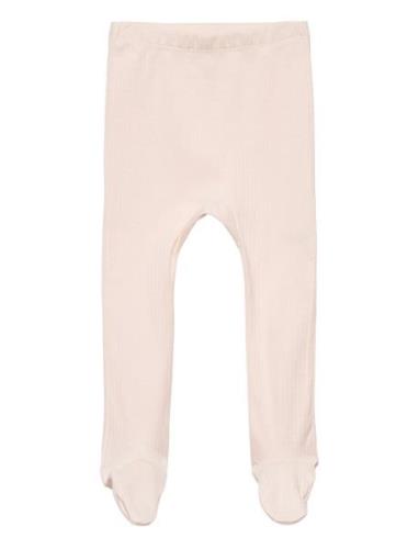 Baby Rib Tights W. Feet Copenhagen Colors Pink