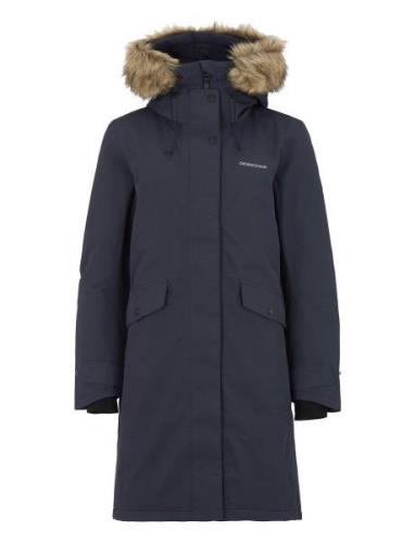 Emma Wns Parka Didriksons Navy