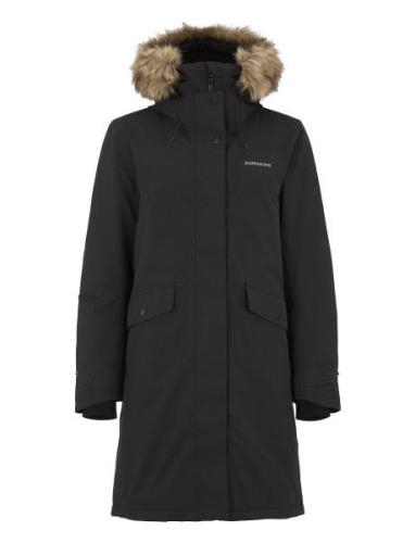 Emma Wns Parka Didriksons Black