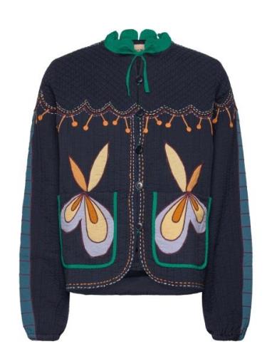 Little Embroidered Jacket Stella Nova Navy