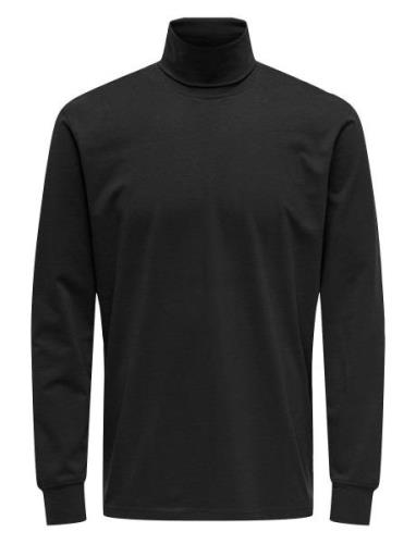 Onsarbor Reg Roll Neck ONLY & SONS Black