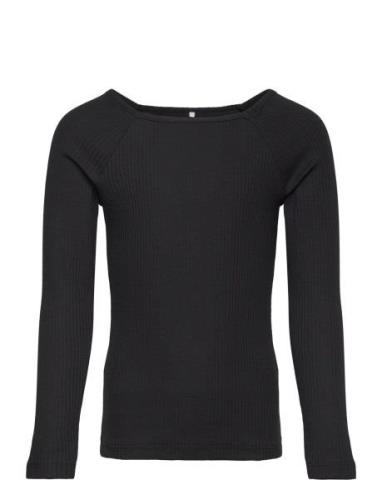 Nkfotilia Ls Slim Top Name It Black