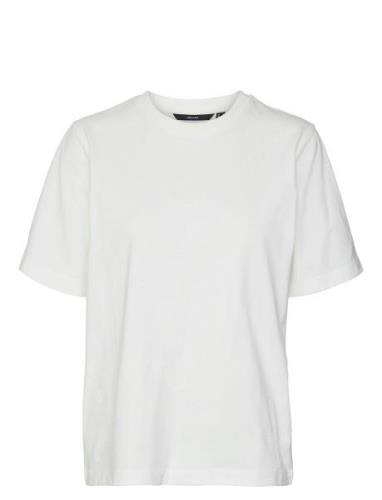 Vmdemi Ss O-Neck Top Jrs Noos Vero Moda White