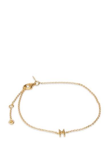 Archetype Bracelet - A-Z Gold Plated Design Letters Gold