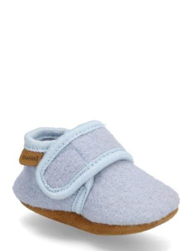 Baby Wool Slippers En Fant Blue