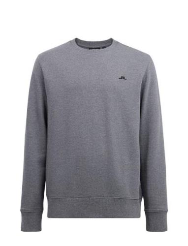 Cal Crew Neck Sweat J. Lindeberg Grey