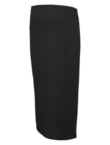 Mlalicca Hw Midi Jrs Skirt Mamalicious Black