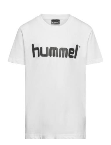 Hmlgo Kids Cotton Logo T-Shirt S/S Hummel White