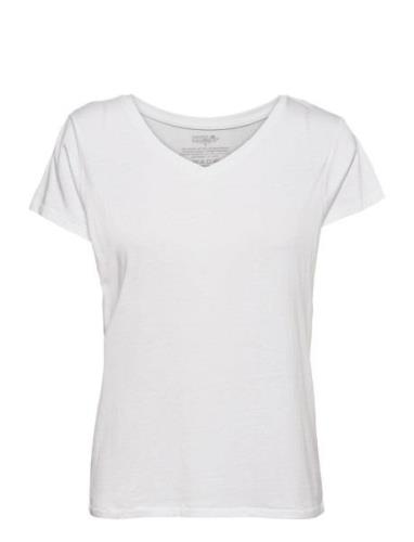 Women's Modal V-Neck T-Shirt 1-Pack Danish Endurance White