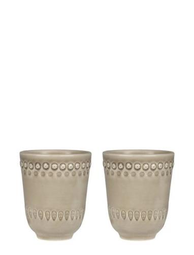 Daisy Mug 2-Pack PotteryJo Beige