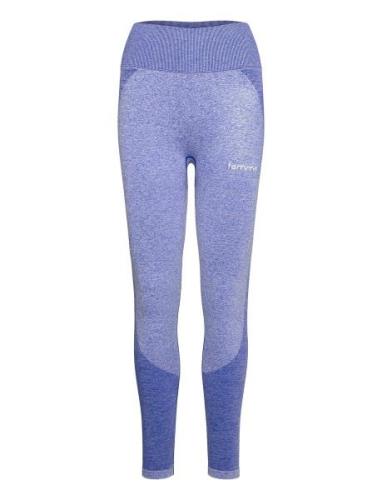 Black Elevate Wave Leggings Famme Blue