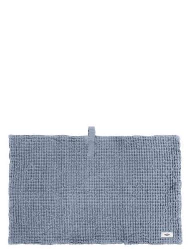 Big Waffle Bath Mat The Organic Company Blue