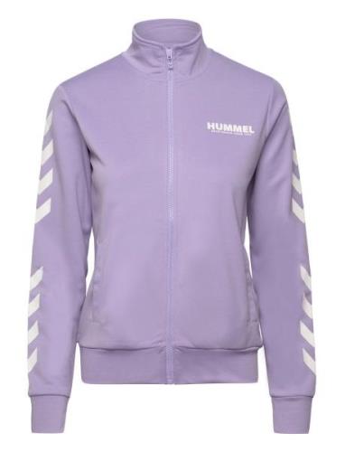 Hmllegacy Poly Woman Zip Jacket Hummel Purple