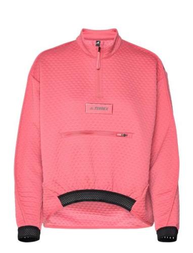 Terrex Hike 1/2 Zip Fleece Adidas Terrex Pink