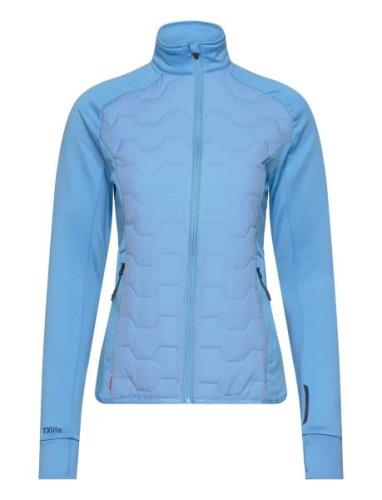 Txlite Hybrid Midlayer Zip Woman Tenson Blue