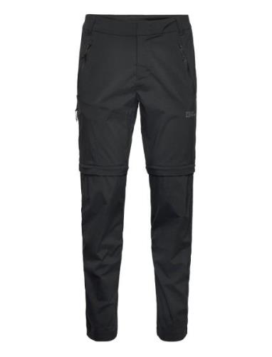 Glastal Zip Away Pants M Jack Wolfskin Black