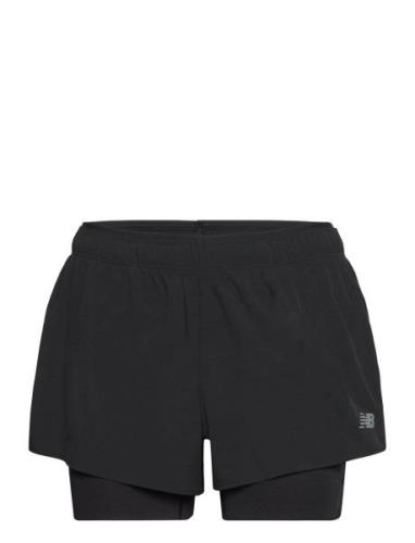 Rc 2-In-1 Short 3" New Balance Black