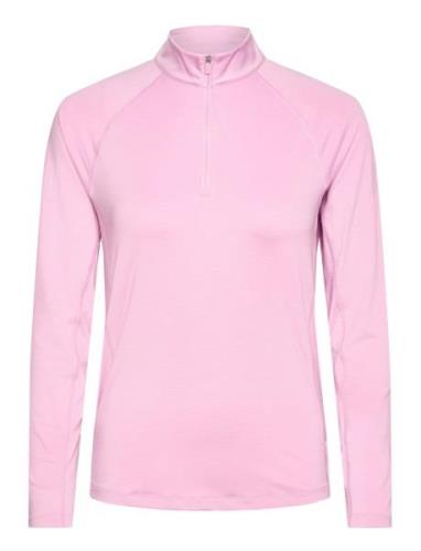 W You-V Solid 1/4 Zip PUMA Golf Pink