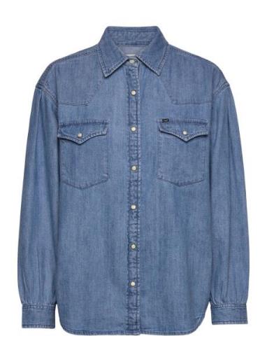 Seasonal Western Shirt Lee Jeans Blue