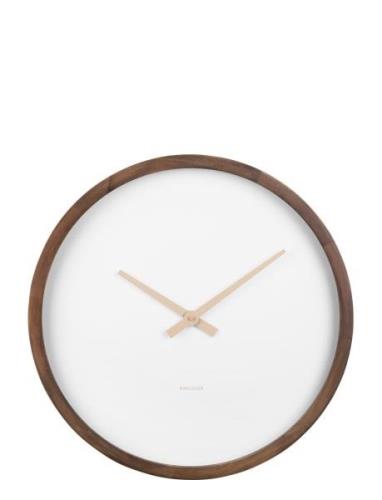 Wall Clock Ancho Dark Wood Large KARLSSON Brown