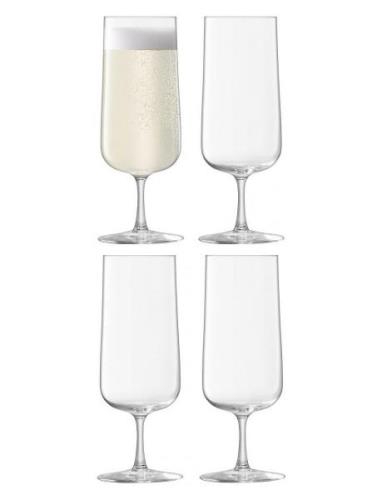 Arc Champagne Flute Set 4 LSA International