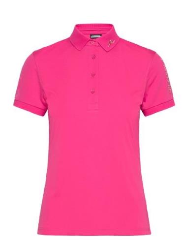 Tour Tech Polo J. Lindeberg Pink