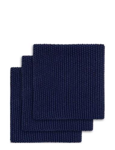 Line Dishcloth Engholm Textiles Navy