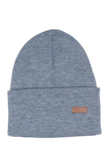 Knitted Beanie COLD Blue