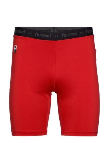 Hml First Performance Tight Shorts Hummel Red