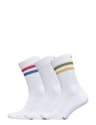 Tennis Crew Socks 3-Pack Danish Endurance White