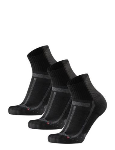 Long Distance Running Socks 3-Pack Danish Endurance Black