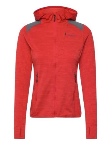 Rabot Active Mid Hood W Jacket Bergans Red