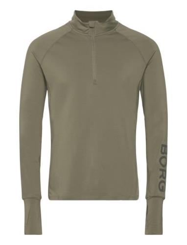 Borg Midlayer Half Zip Björn Borg Khaki