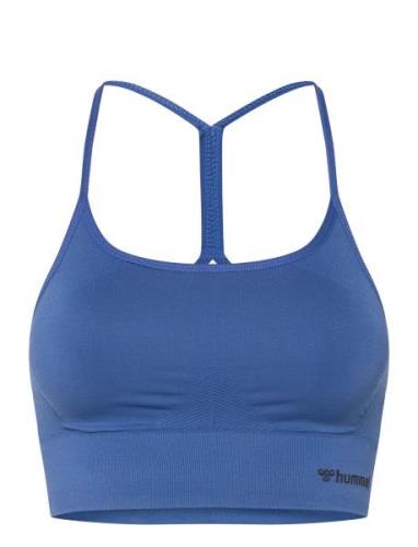 Hmltiffy Seamless Sports Top Hummel Blue