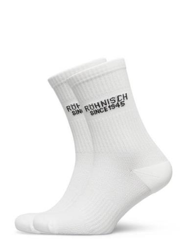 2-Pack Logo Socks Röhnisch White