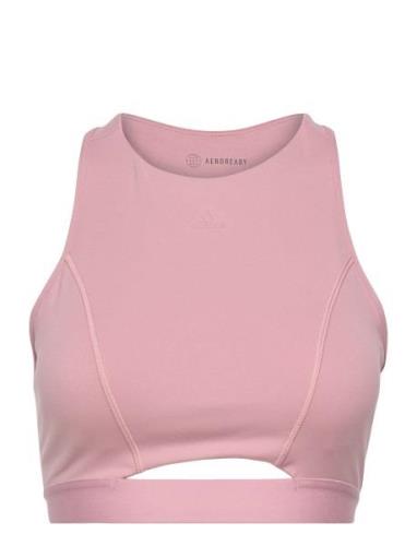 Coreflow Studio Medium Support 4 Elements Bra Adidas Performance Pink