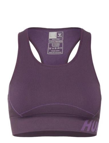 Hmlte Christel Seamless Sports Top Hummel Purple