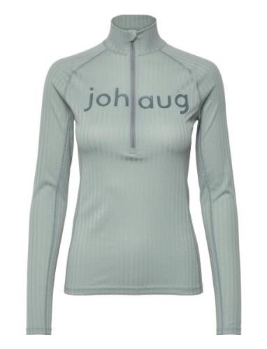 Rib Tech Half Zip Johaug Grey