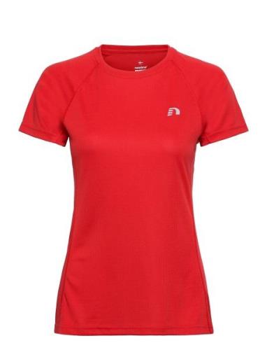 Women Core Running T-Shirt S/S Newline Red