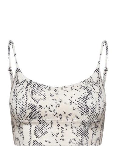 Oat White Viper V Strap Bra Aim´n Patterned