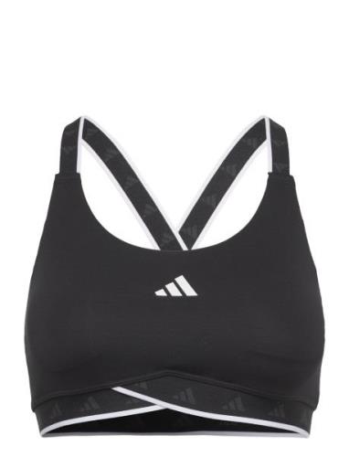 Powerimpact Training Medium-Support Techfit Bra Adidas Performance Bla...