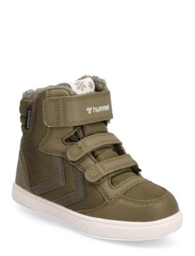 Stadil Super Poly Boot Recycled Tex Jr Hummel Khaki