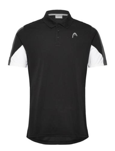 Club 22 Tech Polo Shirt Men Head Black