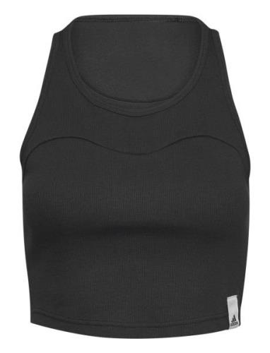 W Lng Rib Tank Adidas Sportswear Black