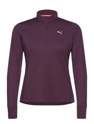 Run Favorite 1/4 Zip W PUMA Purple