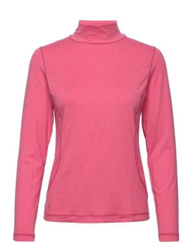 Agnes Ls Roll Neck Daily Sports Pink