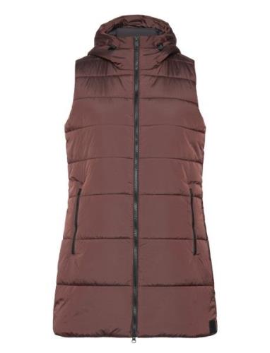 Eisbach Vest W Jack Wolfskin Burgundy