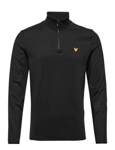 Tech 1/4 Zip Midlayer Lyle & Scott Sport Black