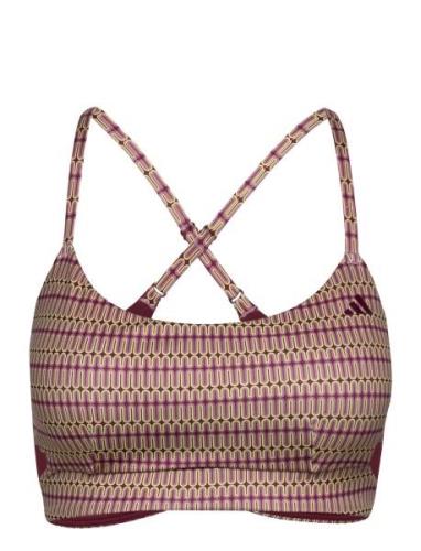 Yga St Aop Bra Adidas Performance Purple